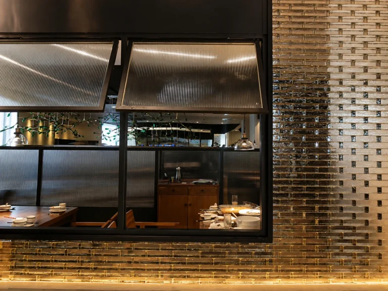 Crystal Bricks & Blocks used in a custom interior crystal screen application