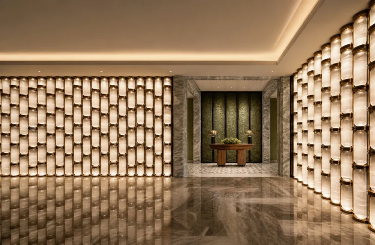 Crystal Tubes & Bars interior application